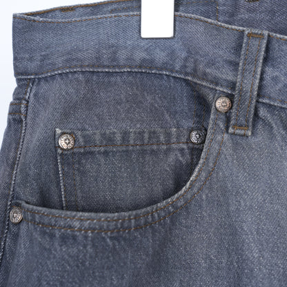 CHROME HEARTS PURPLE ST. BARTH LEVI DENIM