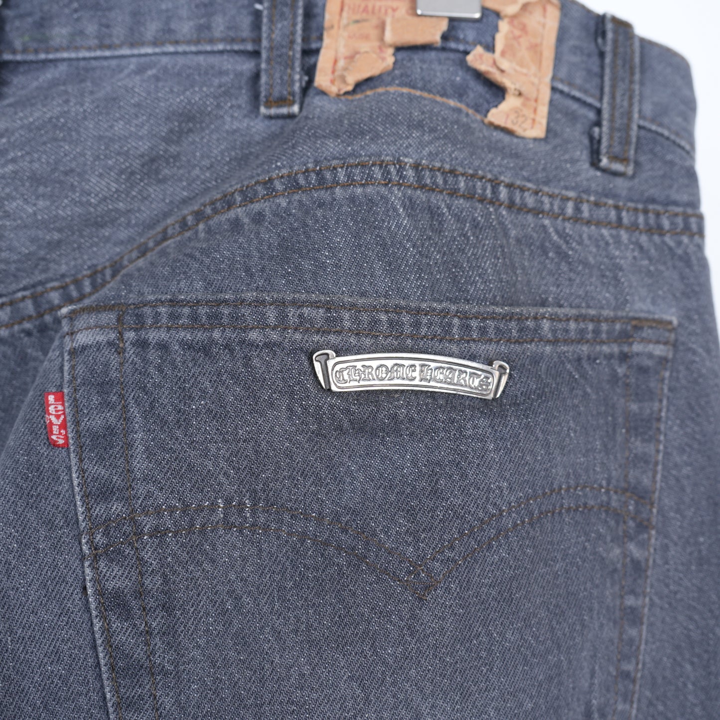 CHROME HEARTS PURPLE ST. BARTH LEVI DENIM