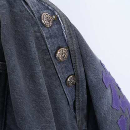 CHROME HEARTS PURPLE ST. BARTH LEVI DENIM