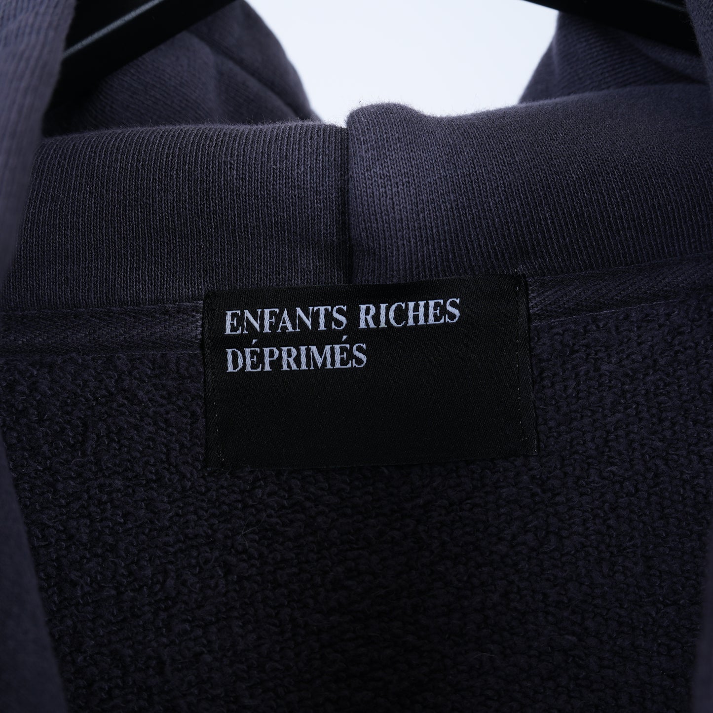 ERD LIPS HOODIE FADED NAVY