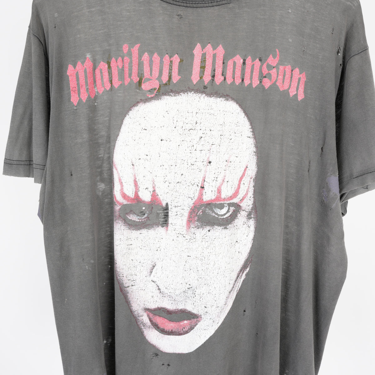 VINTAGE DISTRESSED MARILYN MANSON BIG FACE TEE