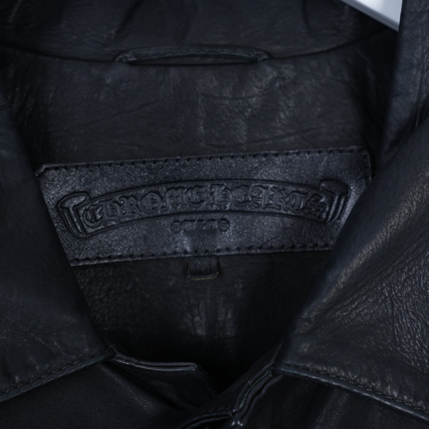 CHROME HEARTS 1 OF 1 MATTY BOY HANDPAINTED LEATHER JACKET