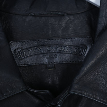CHROME HEARTS 1 OF 1 MATTY BOY HANDPAINTED LEATHER JACKET