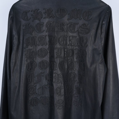 CHROME HEARTS 1 OF 1 MATTY BOY HANDPAINTED LEATHER JACKET