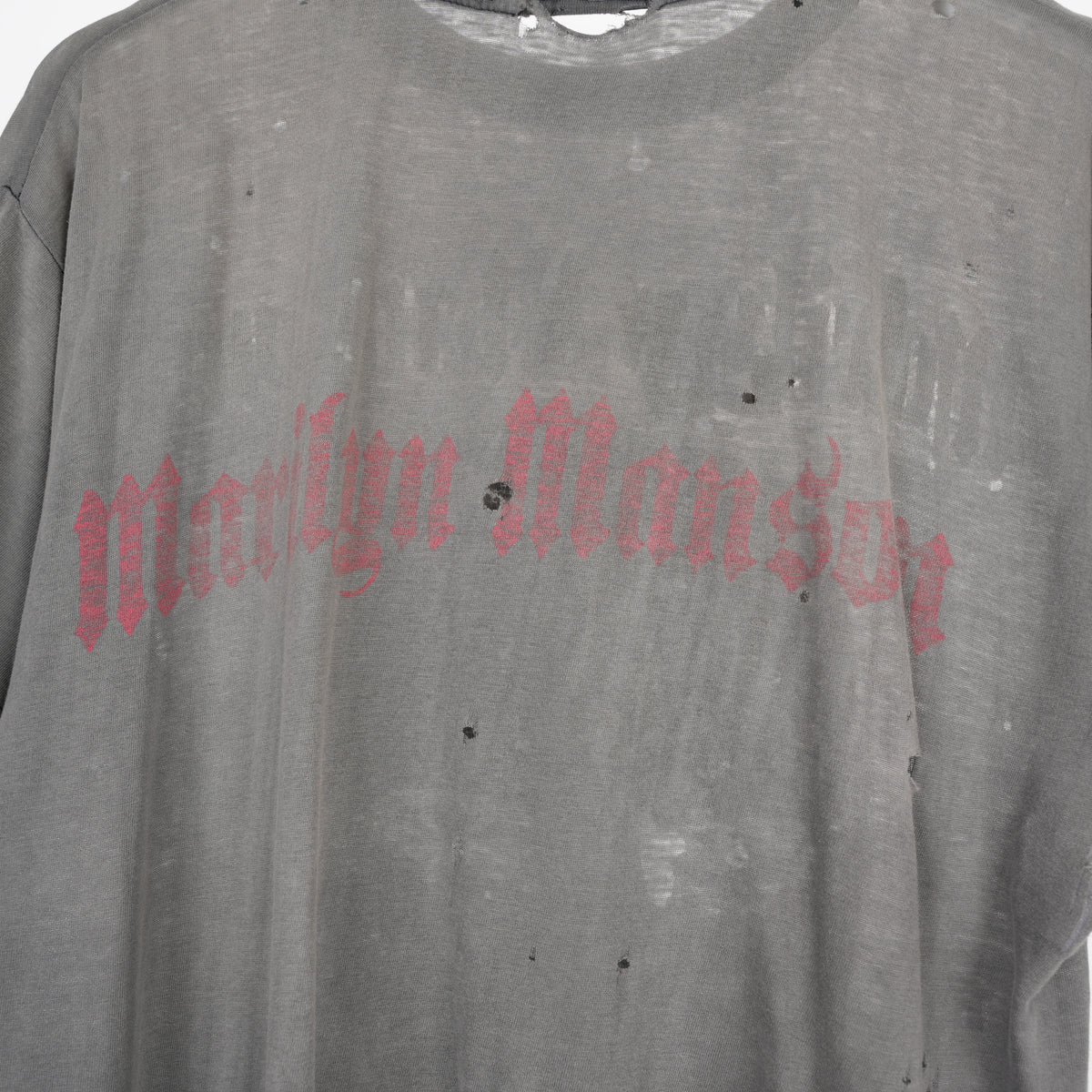 VINTAGE DISTRESSED MARILYN MANSON BIG FACE TEE