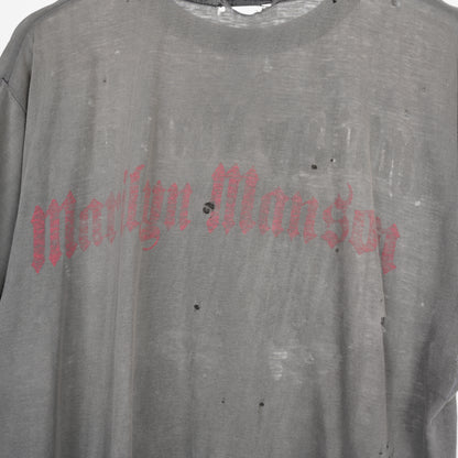 VINTAGE DISTRESSED MARILYN MANSON BIG FACE TEE