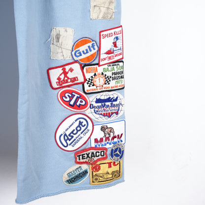 PALY HOLLYWOOD BLUE PATCH SWEATPANTS