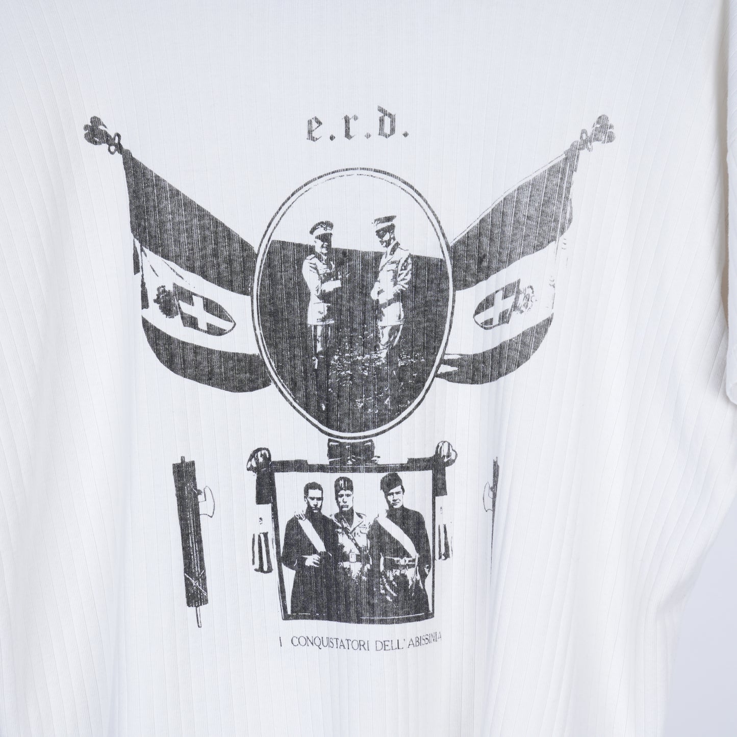ERD Architettura Di Mussolini Ribbed T-Shirt