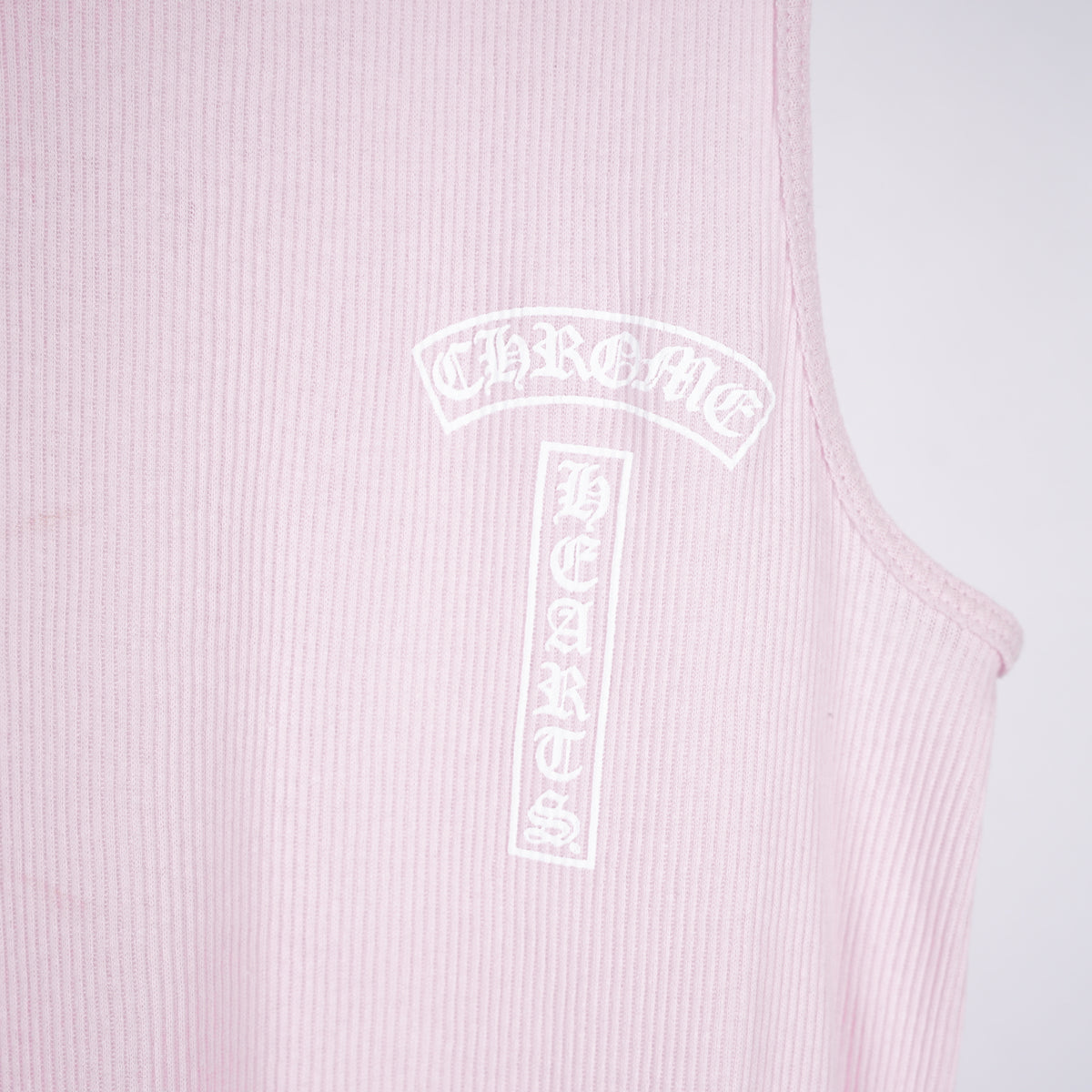 CHROME HEARTS PINK T BAR TANK TOP
