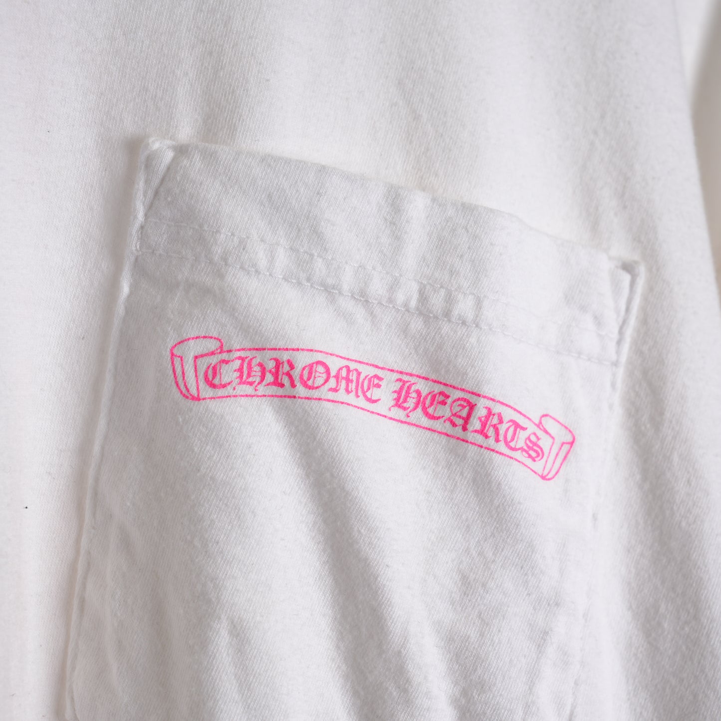 CHROME HEARTS VINTAGE HOT PINK LONG SLEEVE