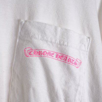 CHROME HEARTS VINTAGE HOT PINK LONG SLEEVE