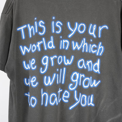 VINTAGE FADED MARILYN MANSON BLUE FACE TEE
