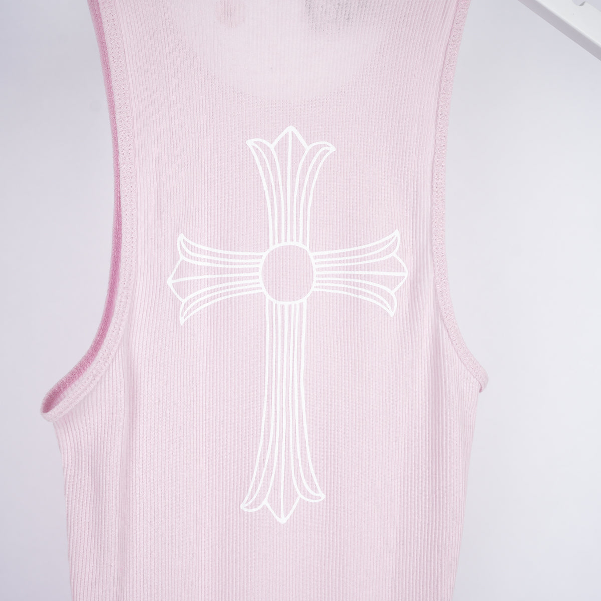 CHROME HEARTS PINK T BAR TANK TOP