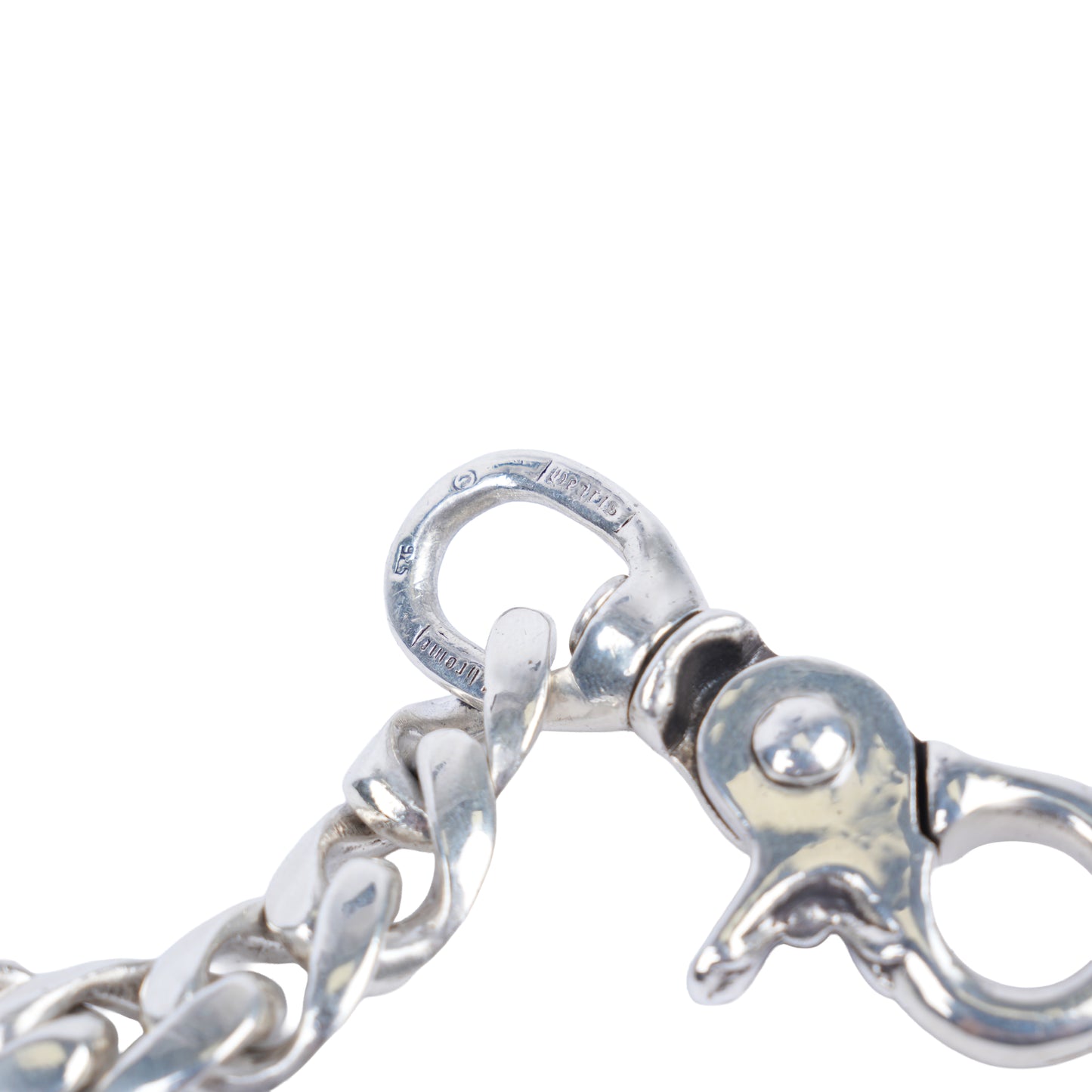 CHROME HEARTS CUBAN LOBSTER KEYCHAIN WITH DAGGER KEYRING