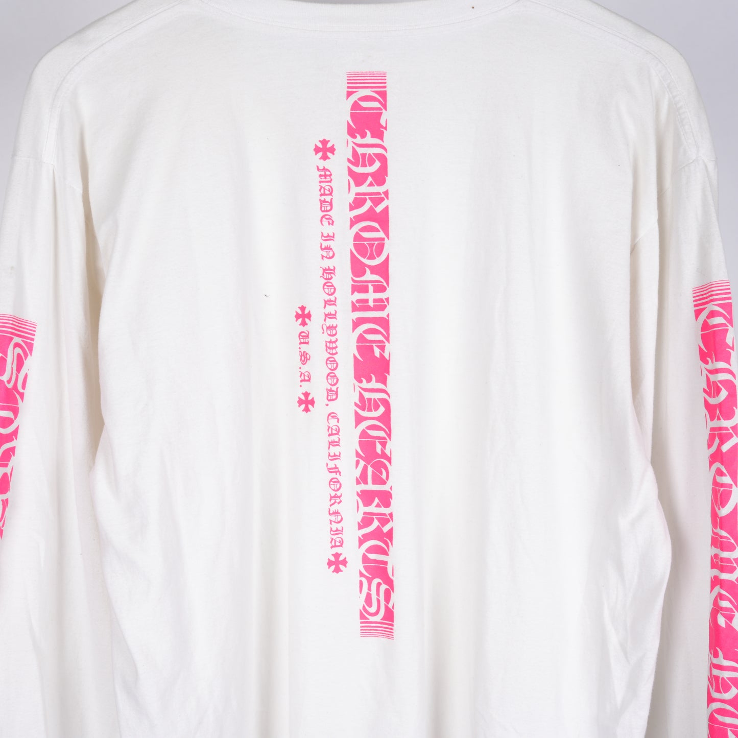 CHROME HEARTS VINTAGE HOT PINK LONG SLEEVE
