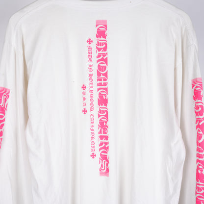 CHROME HEARTS VINTAGE HOT PINK LONG SLEEVE