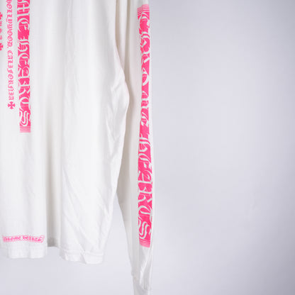 CHROME HEARTS VINTAGE HOT PINK LONG SLEEVE