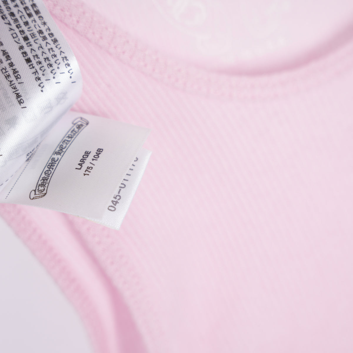 CHROME HEARTS PINK T BAR TANK TOP