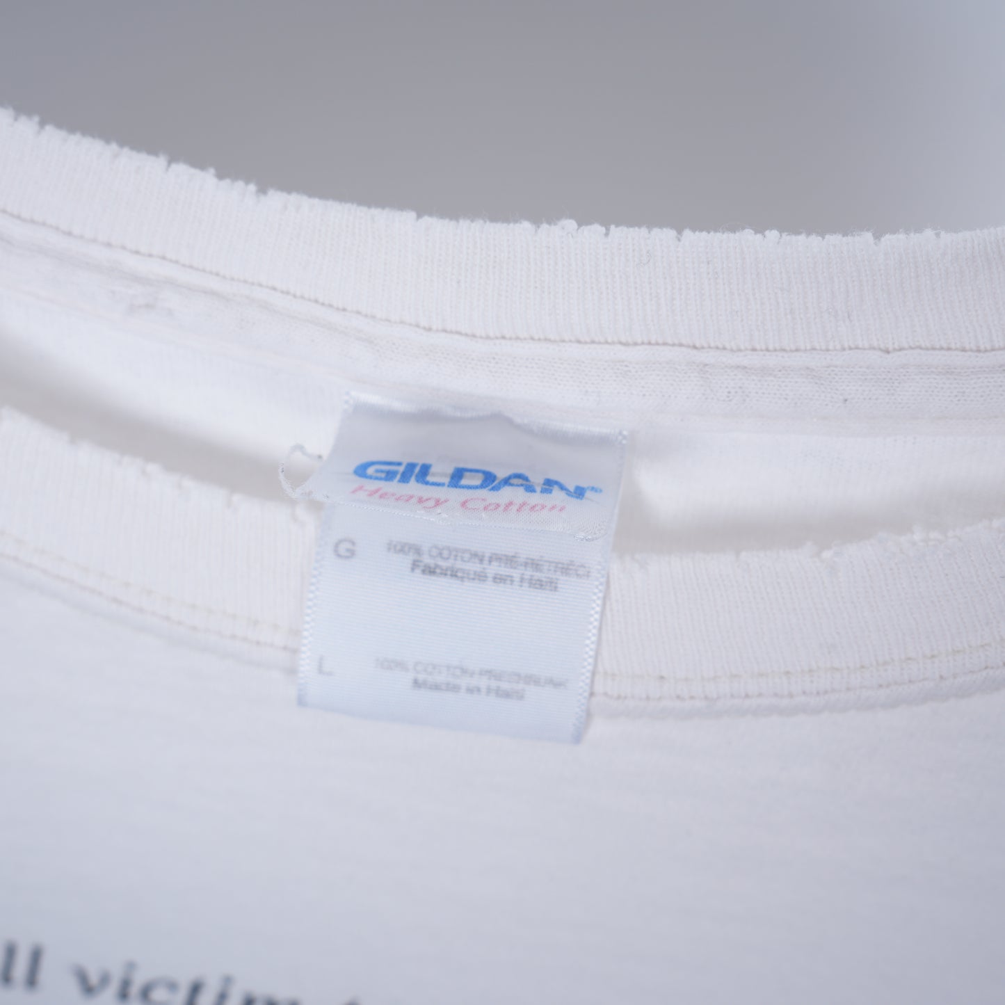 VINTAGE FALSE HOPE WHITE PUNK T-SHIRT