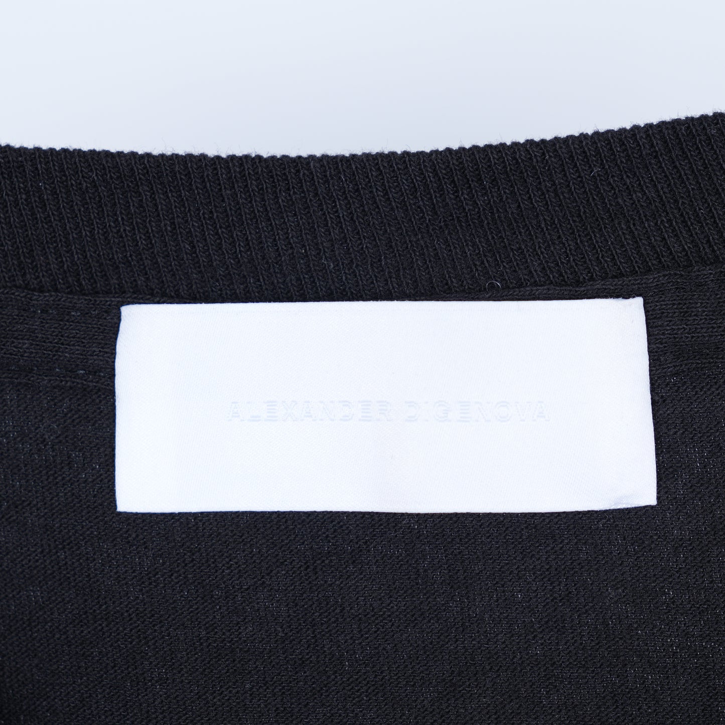 ALEXANDER DIGENOVA TAPED SEAM LOGO LONG SLEEVE