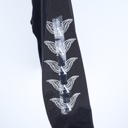 ALEXANDER DIGENOVA TAPED SEAM LOGO LONG SLEEVE