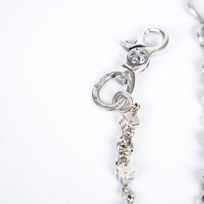 CHROME HEARTS S HOOK DICE WALLET CHAIN