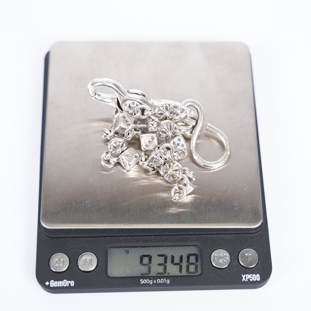 CHROME HEARTS S HOOK DICE WALLET CHAIN