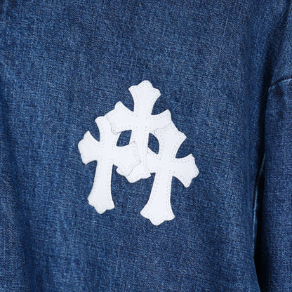 CHROME HEARTS SCRIPT DENIM ANORAK