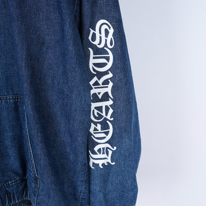 CHROME HEARTS SCRIPT DENIM ANORAK