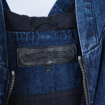 CHROME HEARTS SCRIPT DENIM ANORAK