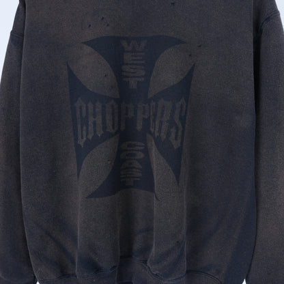 WCC WEST COAST CHOPPERS Faded Crewneck