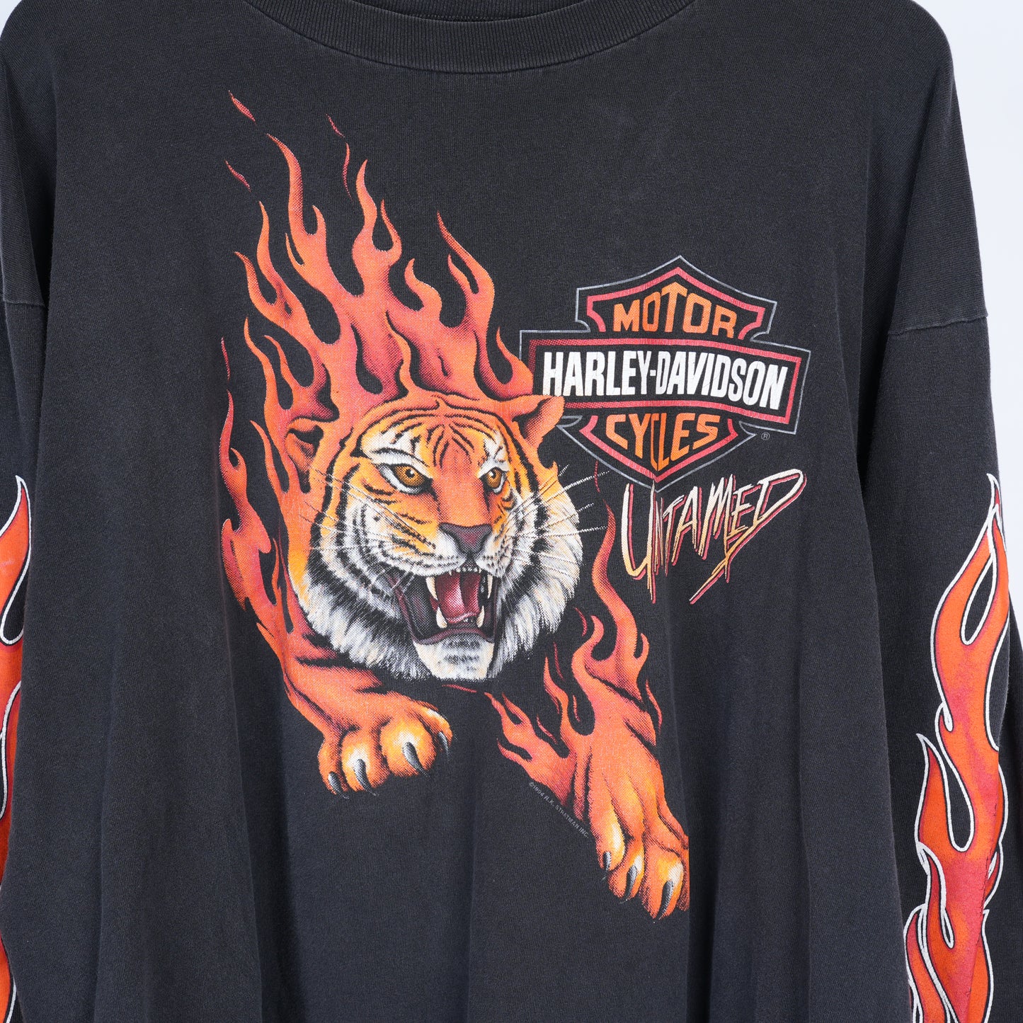 HARLEY UNTAMED TIGER FLAME CROPPED