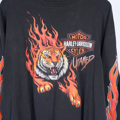 HARLEY UNTAMED TIGER FLAME CROPPED