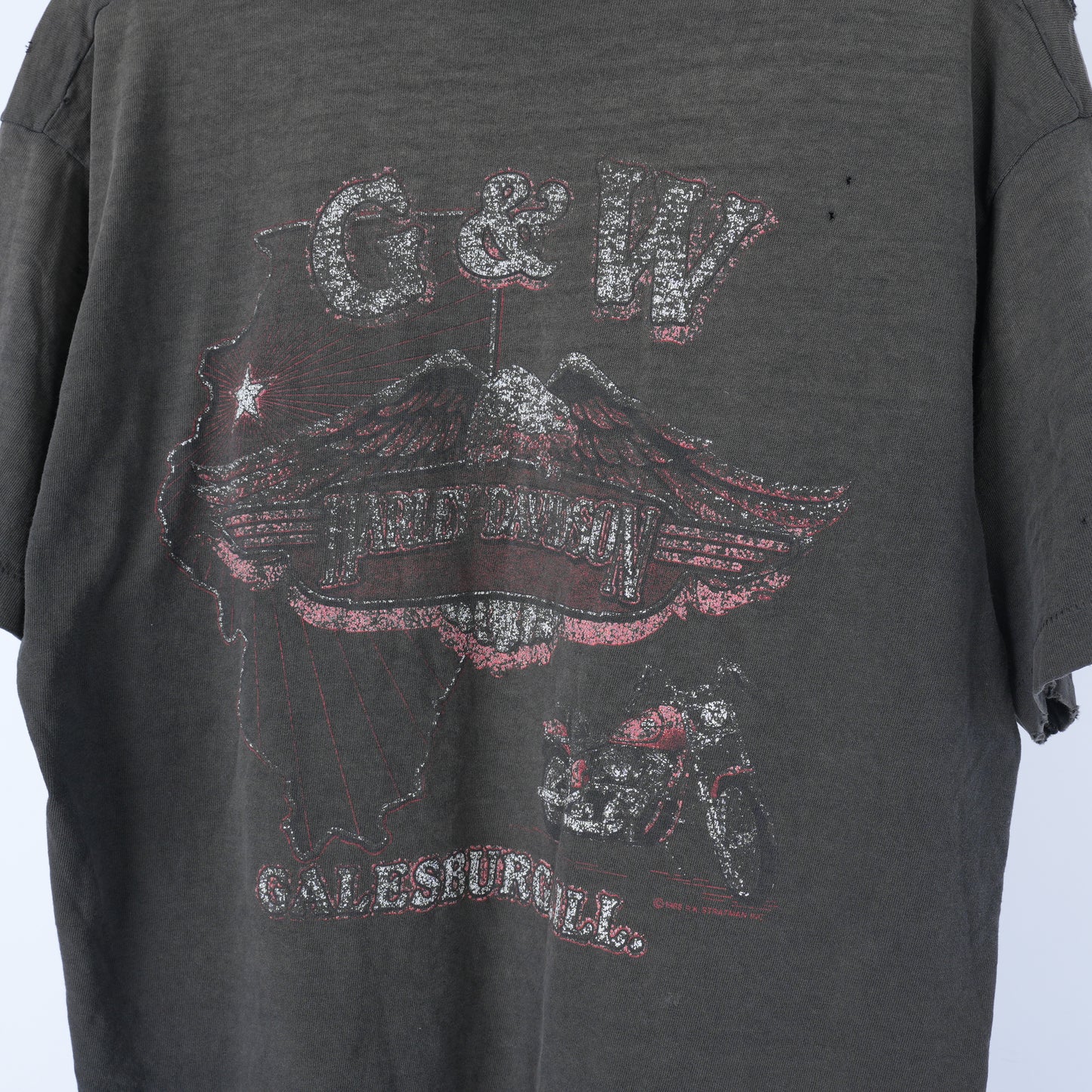 VINTAGE HARLEY SMOKED BOXY POCKET T-Shirt