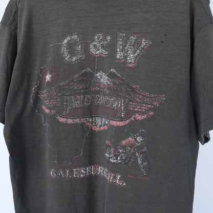 VINTAGE HARLEY SMOKED BOXY POCKET T-Shirt