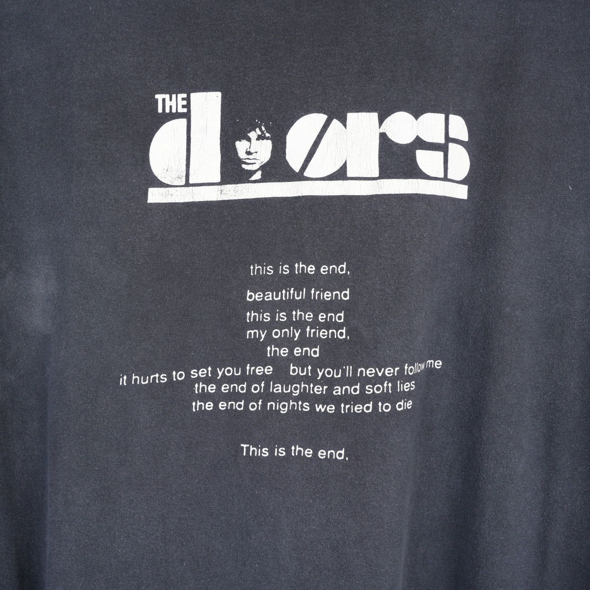 VINTAGE 1980'S THE DOORS BIG FACE TEE
