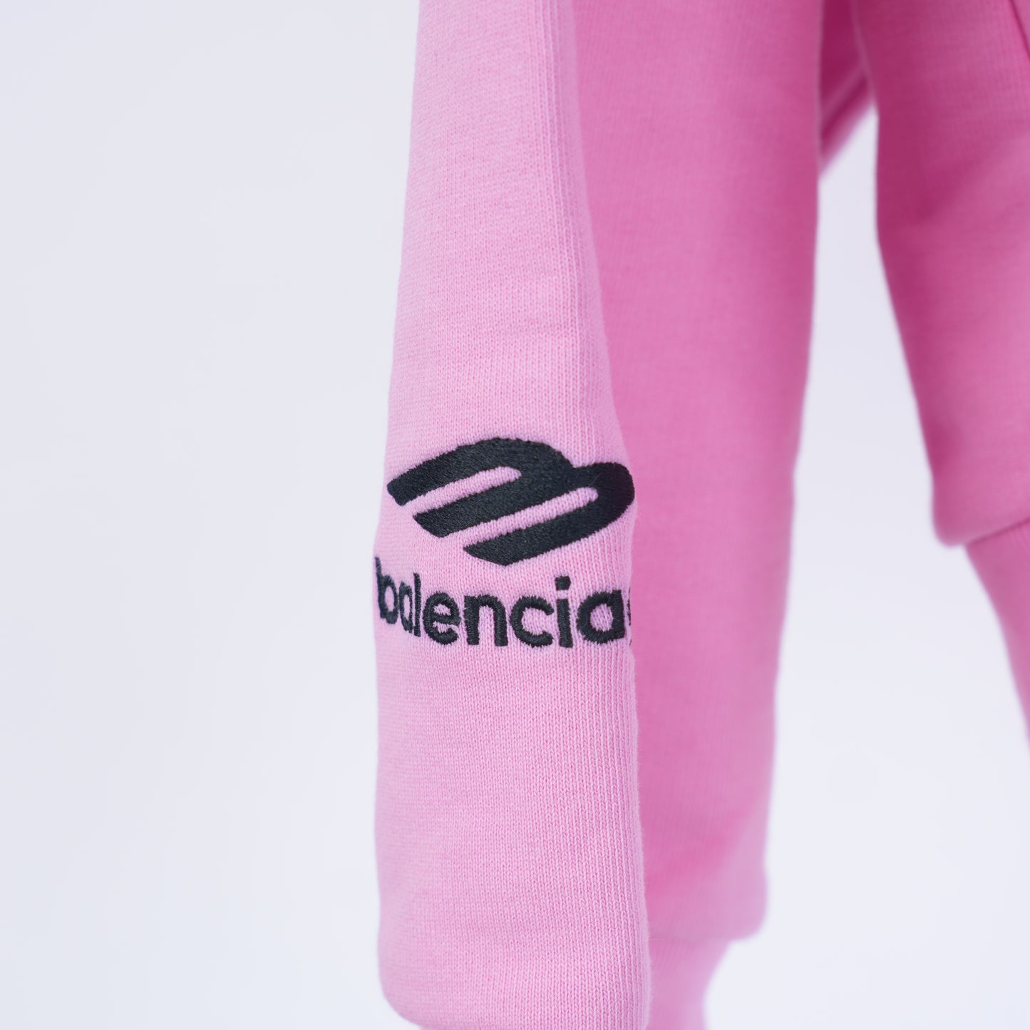 BALENCIAGA PINK ZIP UP HOODIE