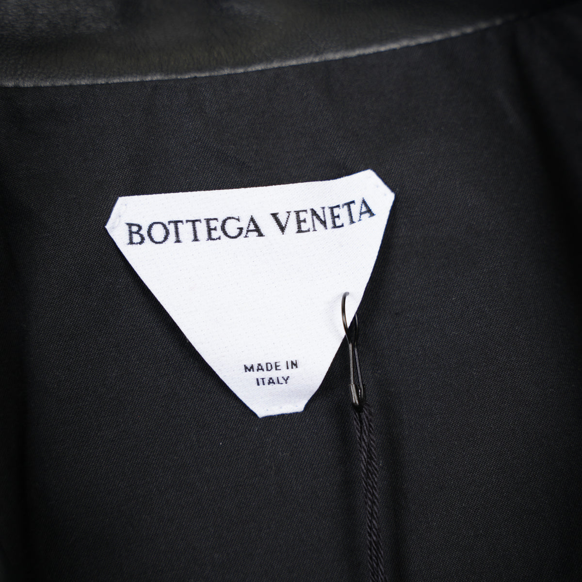 BOTTEGA VENETA INTRECCIATO TRIMMED LEATHER BLOUSON JACKET
