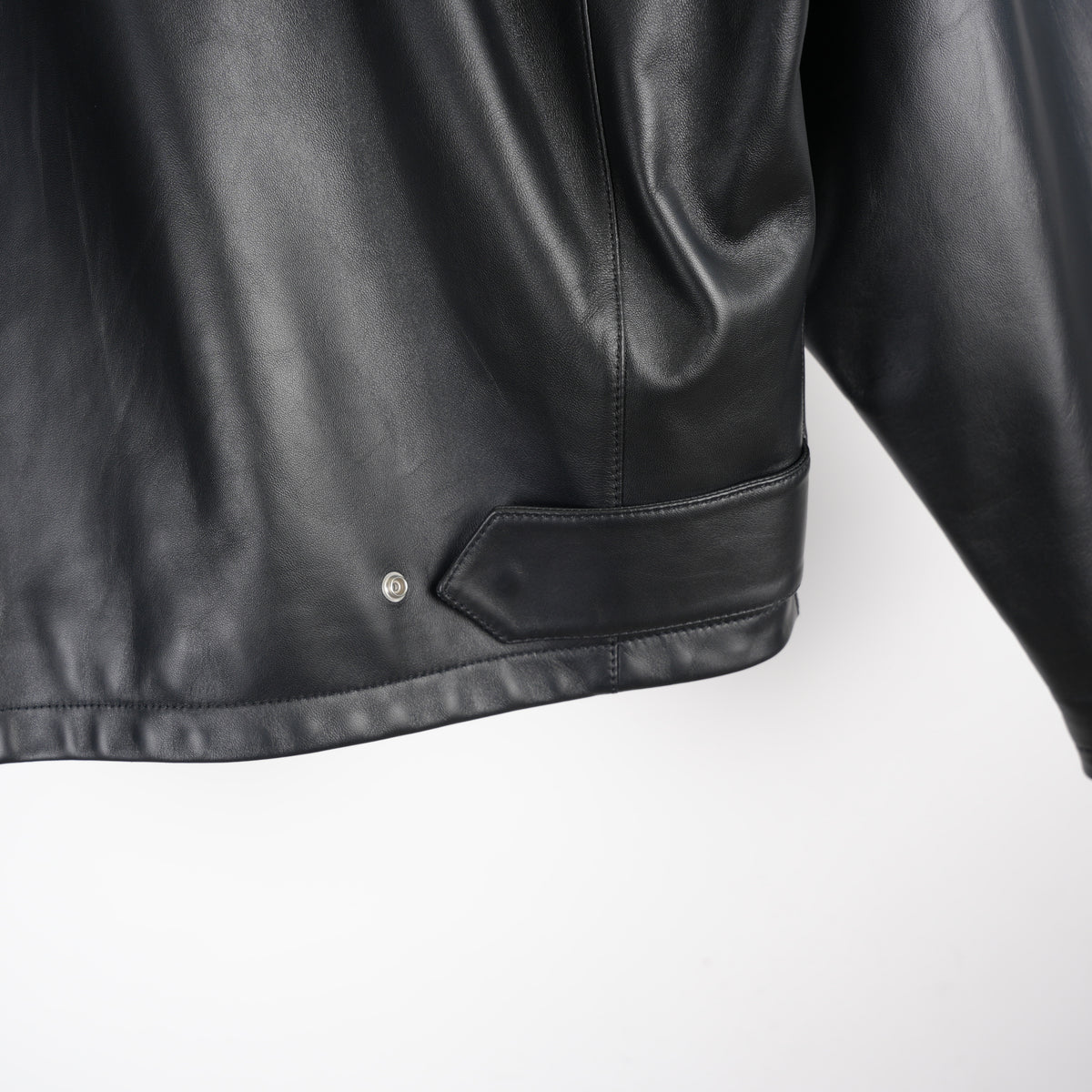 BOTTEGA VENETA INTRECCIATO TRIMMED LEATHER BLOUSON JACKET
