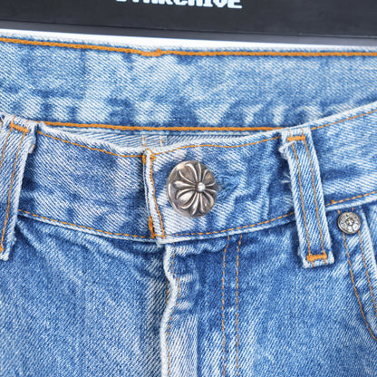 CHROME HEARTS SNOW CAMO 501 LEVI