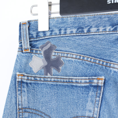 CHROME HEARTS SNOW CAMO 501 LEVI