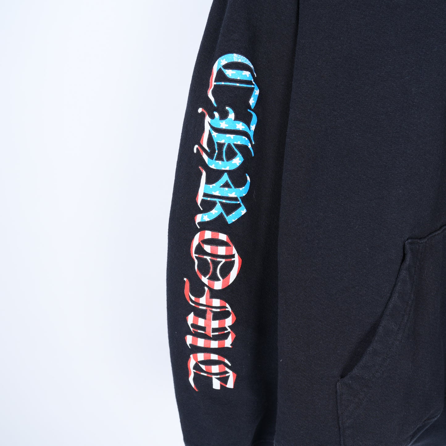 CHROME HEARTS MATTY BOY AMERICAN FLAG LOGO HOODIE