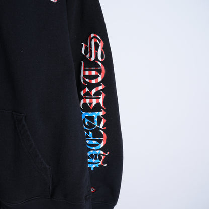 CHROME HEARTS MATTY BOY AMERICAN FLAG LOGO HOODIE