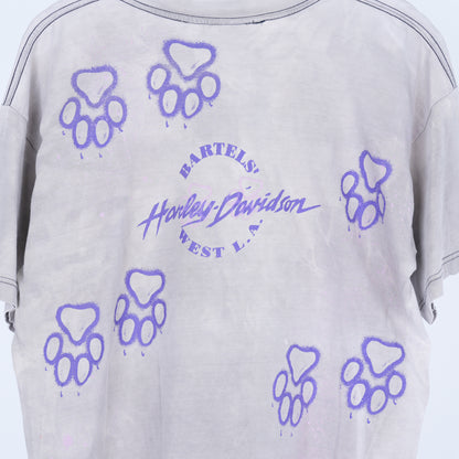 VINTAGE FADED HARLEY PANTHER T-SHIRT