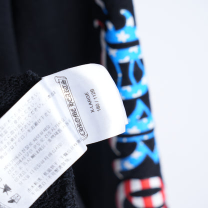 CHROME HEARTS MATTY BOY AMERICAN FLAG LOGO HOODIE