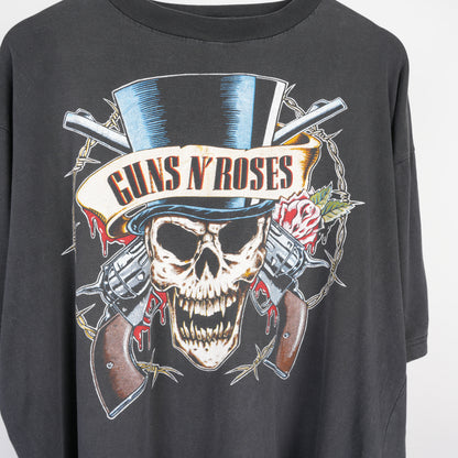 VINTAGE 90'S GUNS N'ROSES FADED SKULL TEE