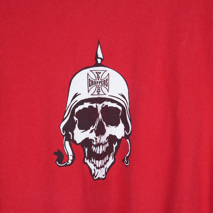 WCC SKULL HELMET LONG SLEEVE RED