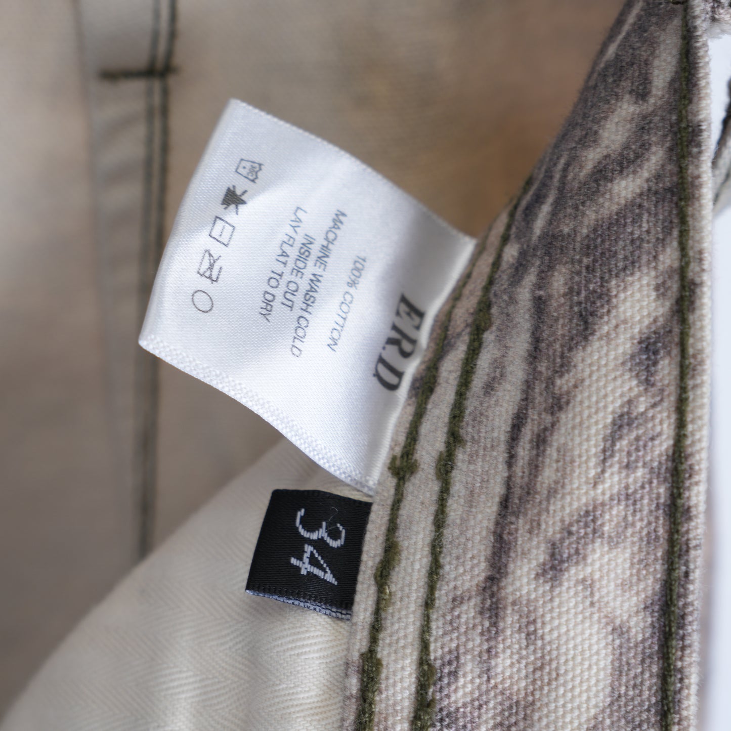 ERD Real Tree Distressed Camo Carpenter Pants