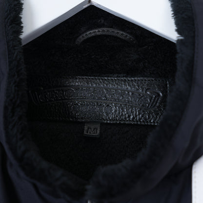 CHROME HEARTS NAVY TRIPLE CROSS COBRA RACING JACKET