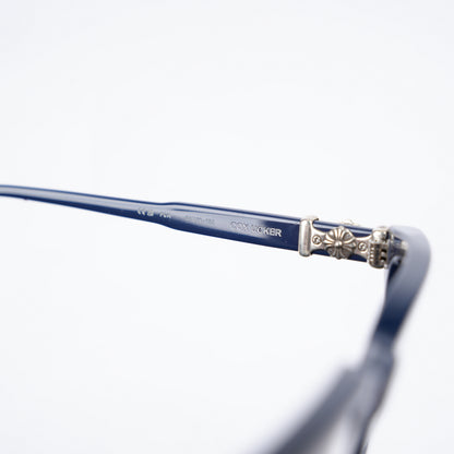 CHROME HEARTS DARK BLUE COX UCKER GLASSES